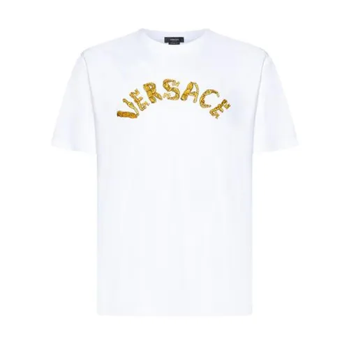 Versace - Tops > T-Shirts - White - Versace - Modalova