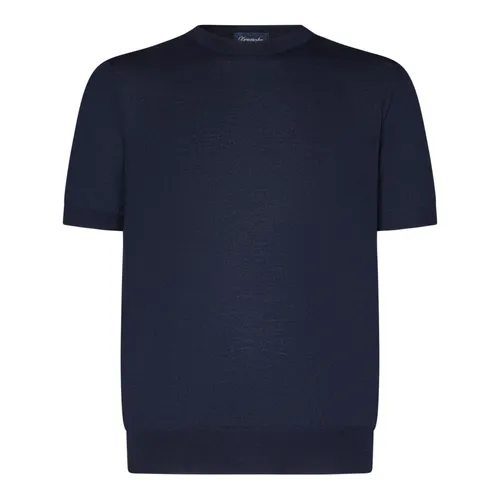 Drumohr - Tops > T-Shirts - Blue - Drumohr - Modalova