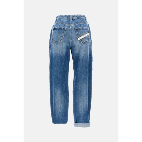 Jeans > Cropped Jeans - - Elisabetta Franchi - Modalova