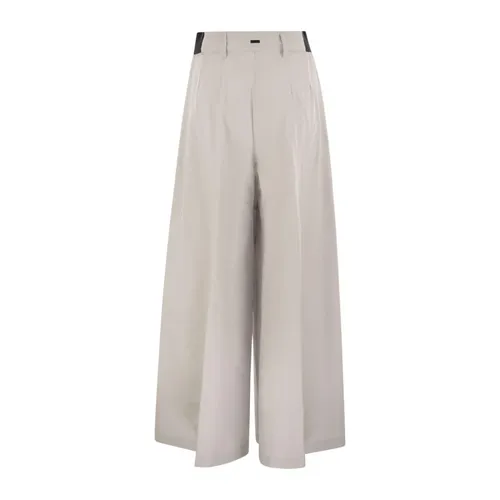 Trousers > Wide Trousers - - Herno - Modalova