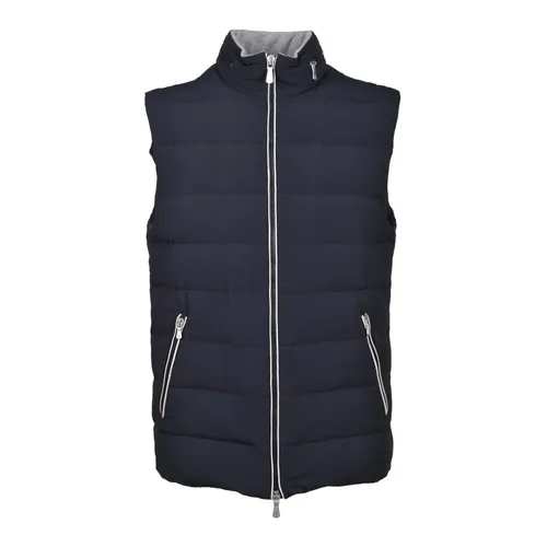 Eleventy - Jackets > Vests - Blue - Eleventy - Modalova