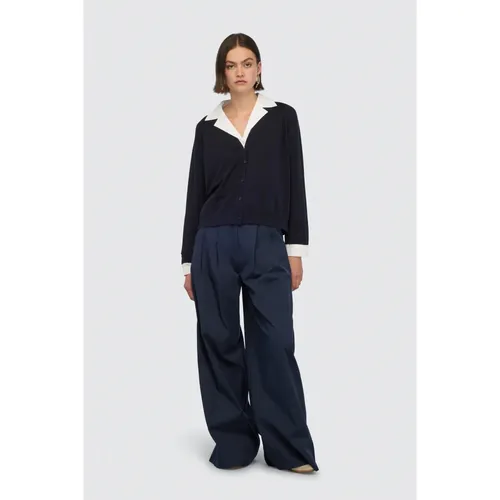 Trousers > Wide Trousers - - Semicouture - Modalova