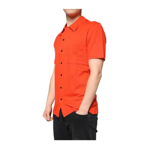 Shirts > Short Sleeve Shirts - - Dolce & Gabbana - Modalova