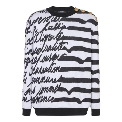 Knitwear > Round-neck Knitwear - - Balmain - Modalova