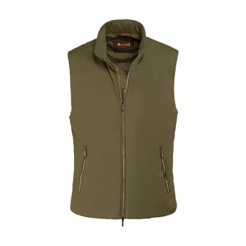 Moorer - Jackets > Vests - Green - Moorer - Modalova