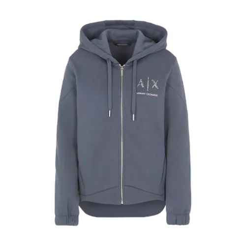 Sweatshirts & Hoodies > Zip-throughs - - Armani Exchange - Modalova