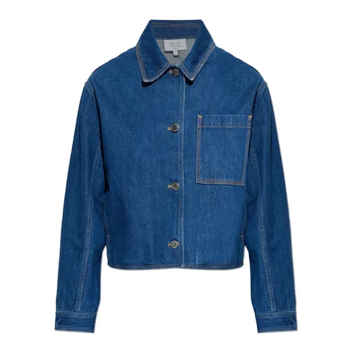 Jackets > Denim Jackets - - Maison Kitsuné - Modalova