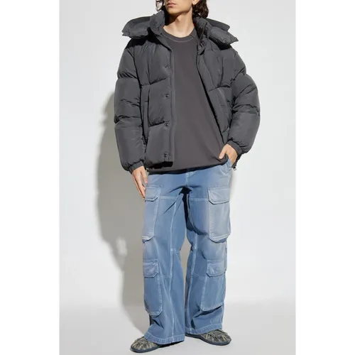 Diesel - Tops > T-Shirts - Gray - Diesel - Modalova