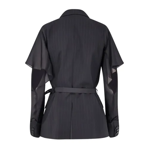 Sacai - Jackets > Blazers - Black - Sacai - Modalova