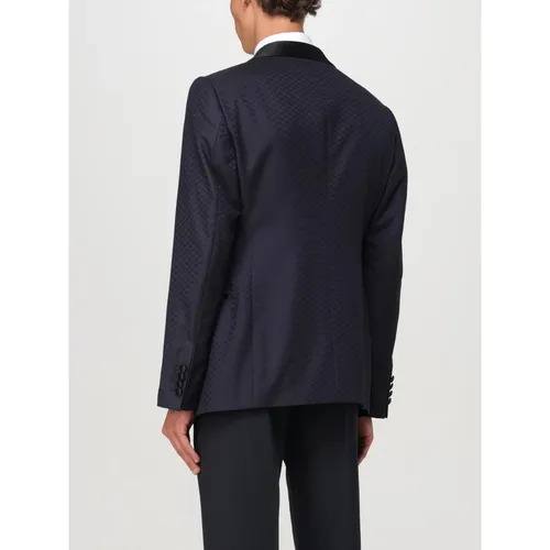 Suits > Formal Blazers - - Emporio Armani - Modalova