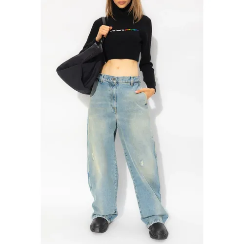 Knitwear > Turtlenecks - - Palm Angels - Modalova