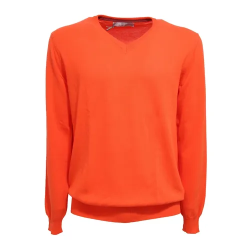 Knitwear > V-neck Knitwear - - Daniele Alessandrini - Modalova