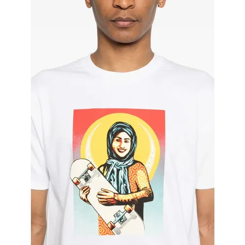 Obey - Tops > T-Shirts - White - Obey - Modalova