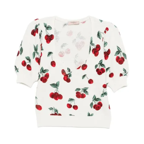 Knitwear > Round-neck Knitwear - - Twinset - Modalova