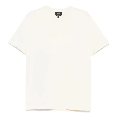 A.p.c. - Tops > T-Shirts - Beige - A.p.c. - Modalova
