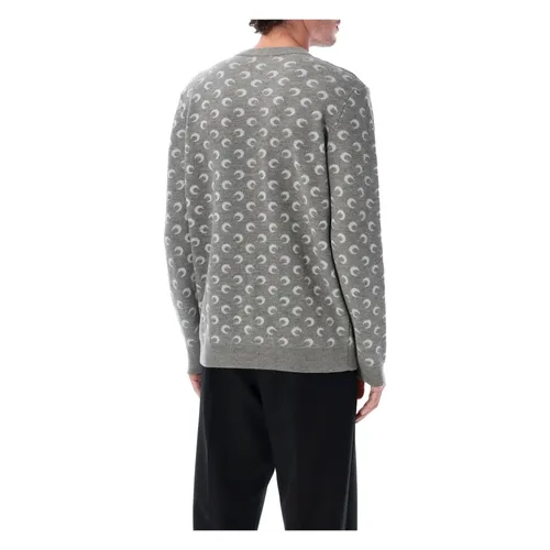 Knitwear > Round-neck Knitwear - - Marine Serre - Modalova