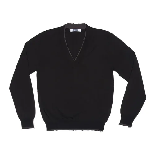 Knitwear > V-neck Knitwear - - Mauro Grifoni - Modalova