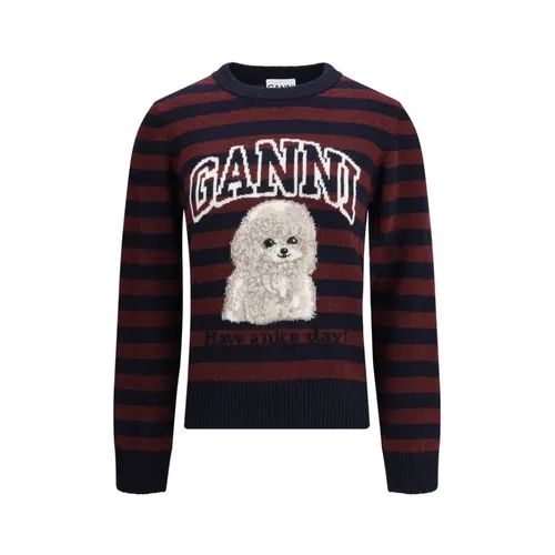 Knitwear > Round-neck Knitwear - - Ganni - Modalova