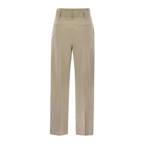 Trousers > Wide Trousers - - Brunello Cucinelli - Modalova