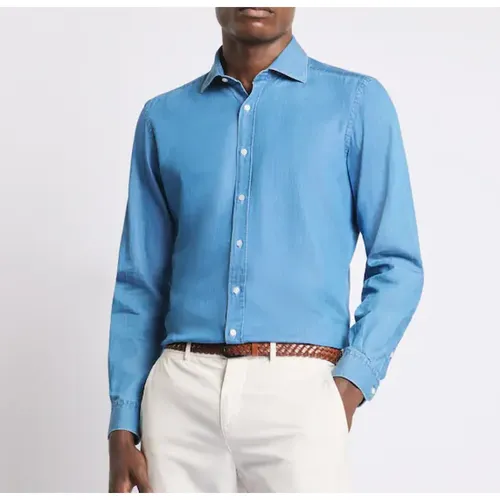 Shirts > Denim Shirts - - Fay - Modalova