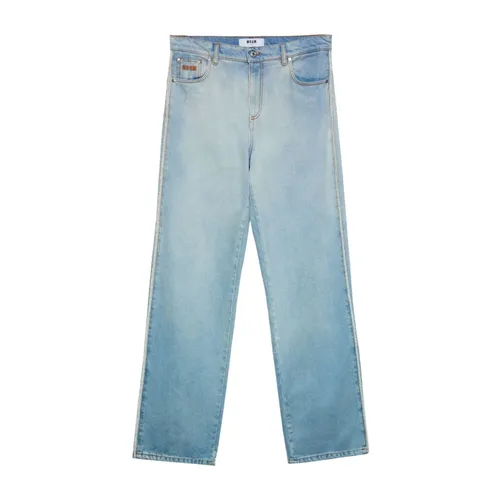 Jeans > Straight Jeans - - Msgm - Modalova