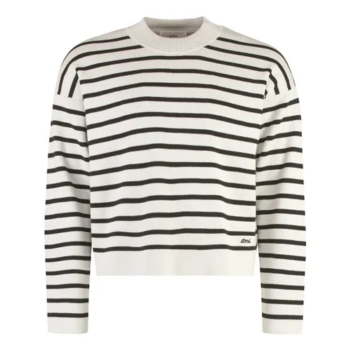 Knitwear > Round-neck Knitwear - - Ami Paris - Modalova