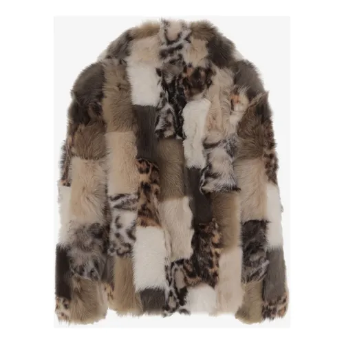 Jackets > Faux Fur & Shearling Jackets - - Blancha - Modalova