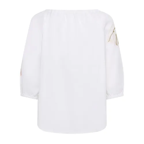 Blouses & Shirts > Blouses - - Cream - Modalova