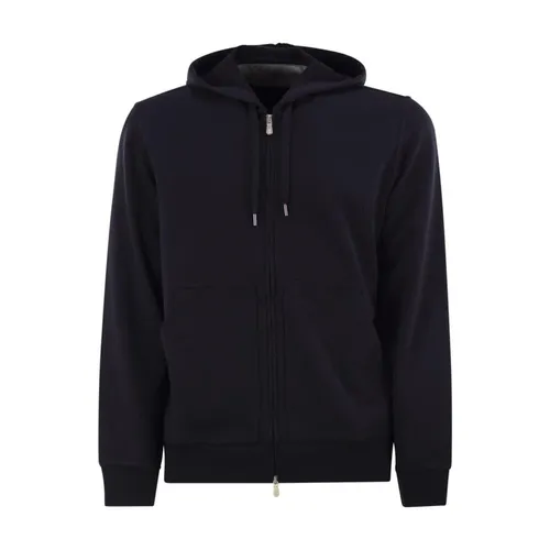 Sweatshirts & Hoodies > Zip-throughs - - Brunello Cucinelli - Modalova