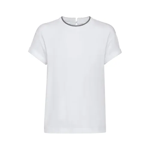 Tops > T-Shirts - - Brunello Cucinelli - Modalova