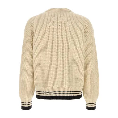 Knitwear > V-neck Knitwear - - Ami Paris - Modalova