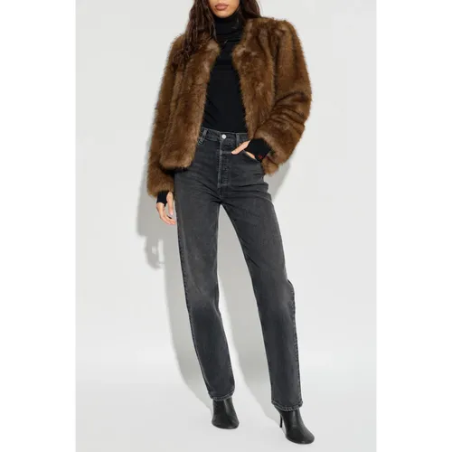 Jackets > Faux Fur & Shearling Jackets - - Stand Studio - Modalova