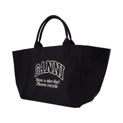 Ganni - Bags > Tote Bags - Black - Ganni - Modalova