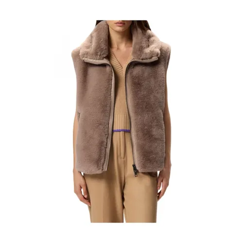 Pinko - Jackets > Vests - Beige - Pinko - Modalova