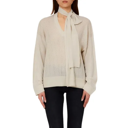 Knitwear > V-neck Knitwear - - Liu Jo - Modalova