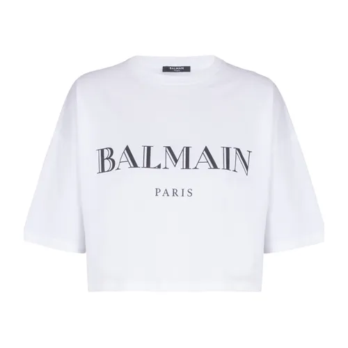 Balmain - Tops > T-Shirts - White - Balmain - Modalova