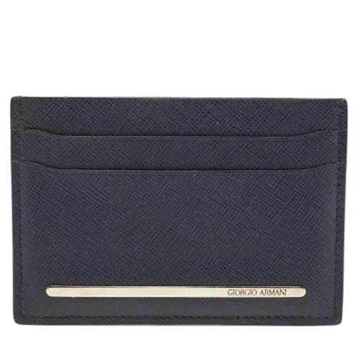 Pre-owned > Pre-owned Accessories > Pre-owned Wallets - - Armani Pre-owned - Modalova