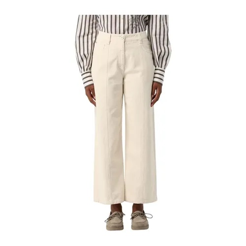 Jeans > Wide Jeans - - Brunello Cucinelli - Modalova