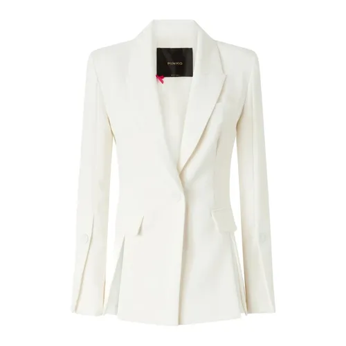 Pinko - Jackets > Blazers - White - Pinko - Modalova