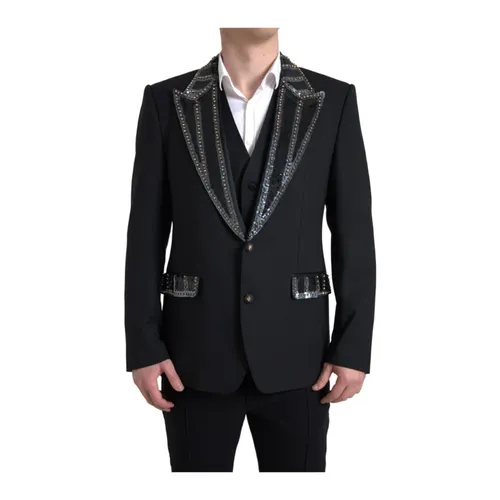 Suits > Formal Blazers - - Dolce & Gabbana - Modalova