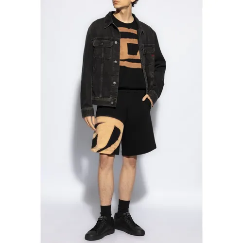 Diesel - Tops > T-Shirts - Black - Diesel - Modalova