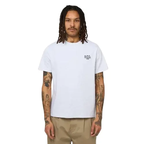 A.p.c. - Tops > T-Shirts - Gray - A.p.c. - Modalova