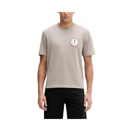 Hugo - Tops > T-Shirts - Brown - Hugo - Modalova