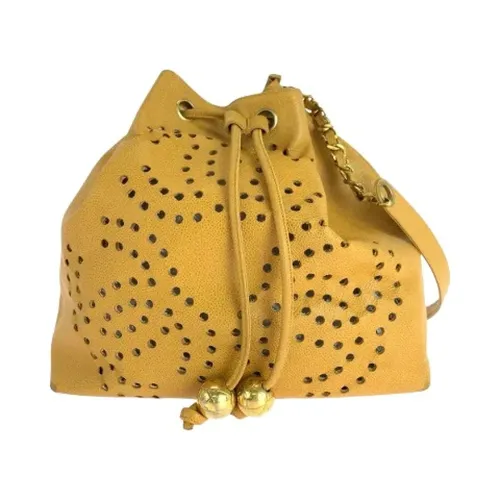 Pre-owned > Pre-owned Bags > Pre-owned Bucket Bags - - Chanel Vintage - Modalova