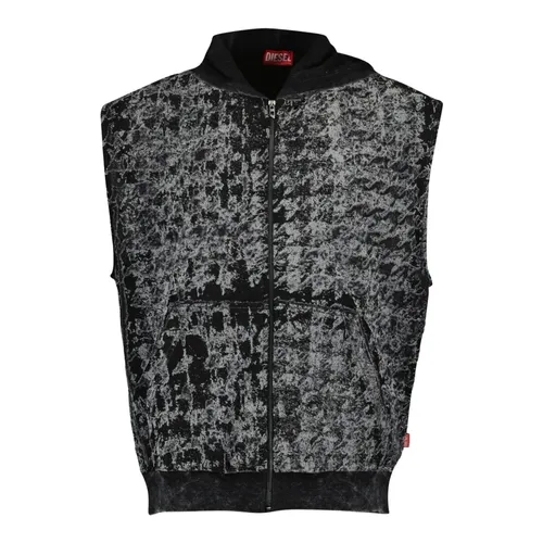 Sweatshirts & Hoodies > Zip-throughs - - Diesel - Modalova