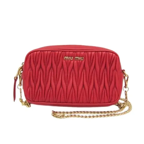 Pre-owned > Pre-owned Bags > Pre-owned Cross Body Bags - - Miu Miu Pre-owned - Modalova