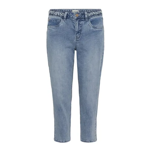 Jeans > Cropped Jeans - - Cream - Modalova