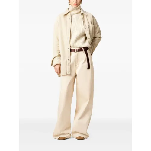 Trousers > Wide Trousers - - Ami Paris - Modalova