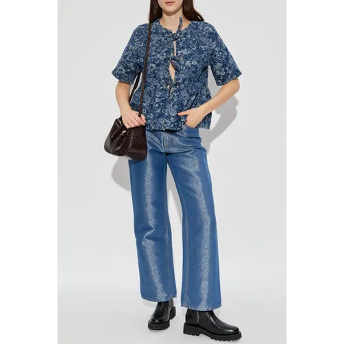 Blouses & Shirts > Blouses - - Ganni - Modalova