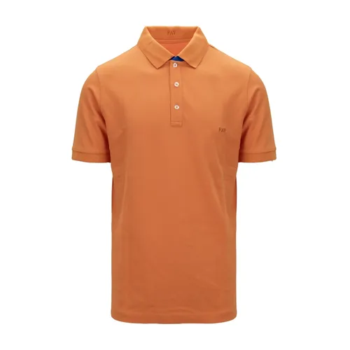 Fay - Tops > Polo Shirts - Orange - Fay - Modalova